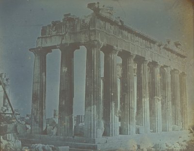 帕台农神庙的门面和北部柱廊在雅典卫城的 作者 菲利伯特·约瑟夫·吉罗·普兰吉